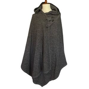 Pendleton Lambswool Hooded Poncho Cape